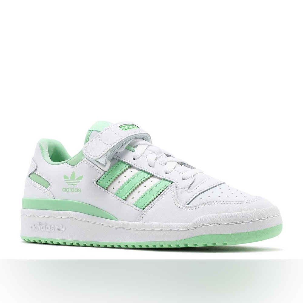 Adidas Forum Low White Glory Mint women 7.5 NEW